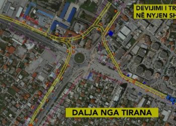 Devijimi i trafikut në Tiranë