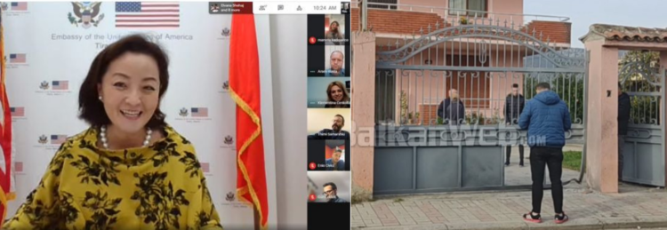 Yuri Kim dhe banesa e gazetarit, Ndreka