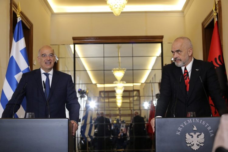 Nikos Dendias dhe Edi Rama