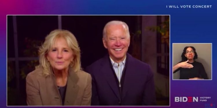 Joe Biden dhe bashkëshortja e tij