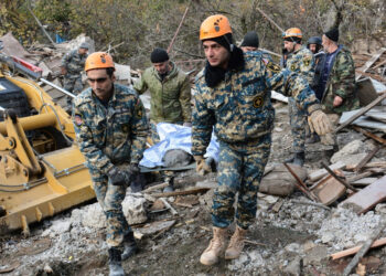 Pamje nga Llufta mes Armenisë dhe Azerbajxhanit