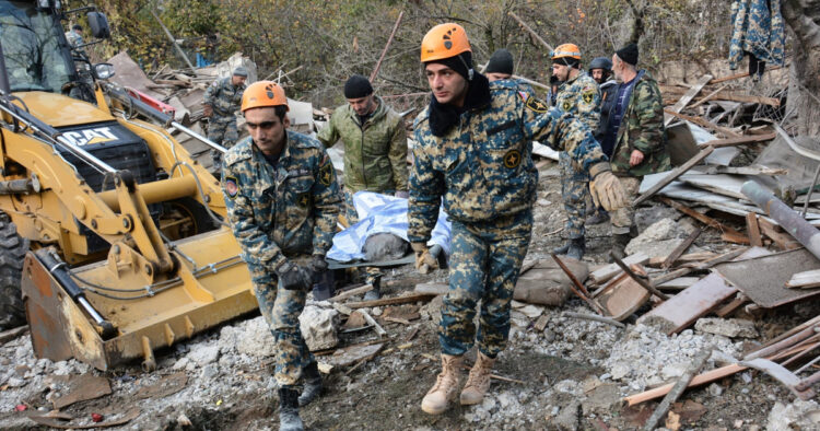 Pamje nga Llufta mes Armenisë dhe Azerbajxhanit