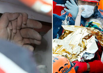 Pamje nga momenti i shpëtimit