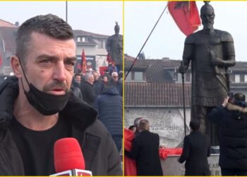 ‘Zbriti Skënderbeun nga kali’, pas kritikave reagon skulptori