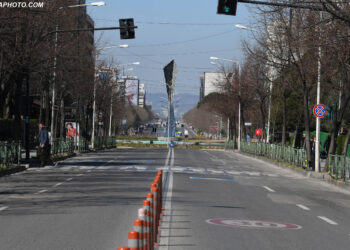 Tirana gjatë karantinës mars 2020