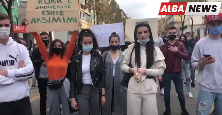 Sot në protestën e studentëve
