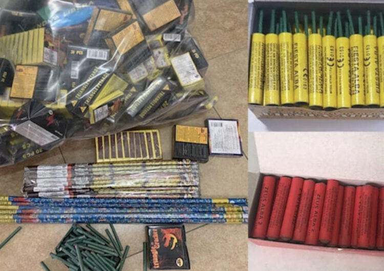 Shisnin kapsolle me fuqi të lartë shpërthyese dhe fishekzjarre/ Policia e Shtetit procedon pronarët që tregtojnë mjete të ndaluara për festat