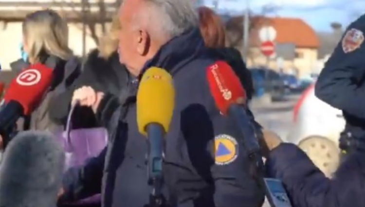 PAMJET e tmerrshme/ Momenti kur tërmeti godet Kroacinë, qytetarët e tmerruar, pluhuri mbulon gjithçka
