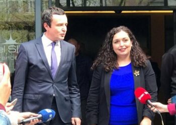 Albin Kurti dhe Vjosa Osmani