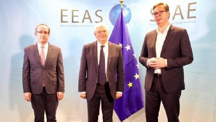 Avdullah Hoti dhe Aleksandër Vuçiç