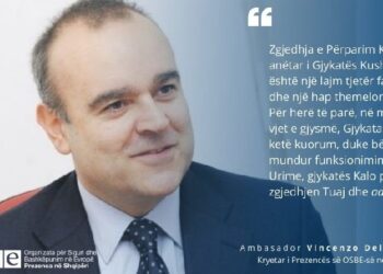 Ngritja e Kushtetueses, OSBE: Lajm fantastik dhe një hap themelor