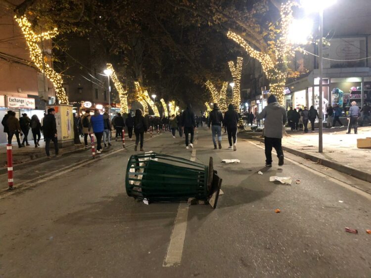 Protesta e djeshme në Tiranë