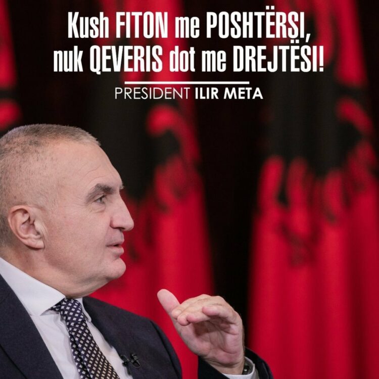 Presidenti: Kush fiton me poshtërsi, nuk qeveris dot me drejtësi