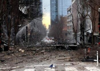 Pamje nga shpërthimi në Nashville
