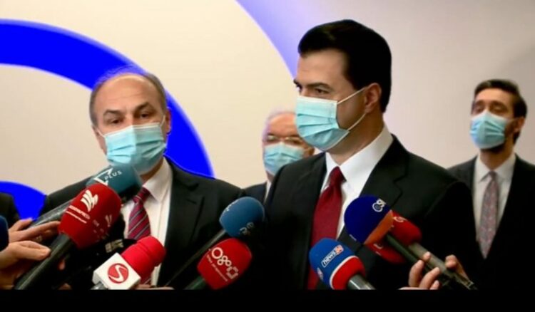 Lulzim Basha dhe Enver Hoxhaj