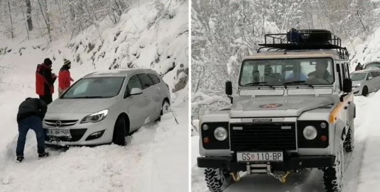 “Zëri i frikësuar i një të huaji kërkoi ndihmë”, shpëtohet familja shqiptare e bllokuar në borë në Kroaci