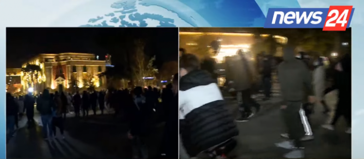 Pamje nga sheshi 'Skënderbej'