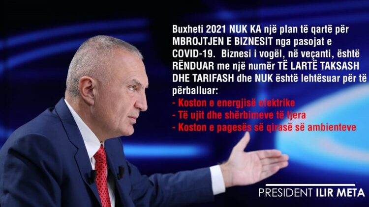 “Nuk ka një plan të qartë për mbrojtjen nga pasojat e COVID”-Presidenti Meta flet për buxhetin e 2021
