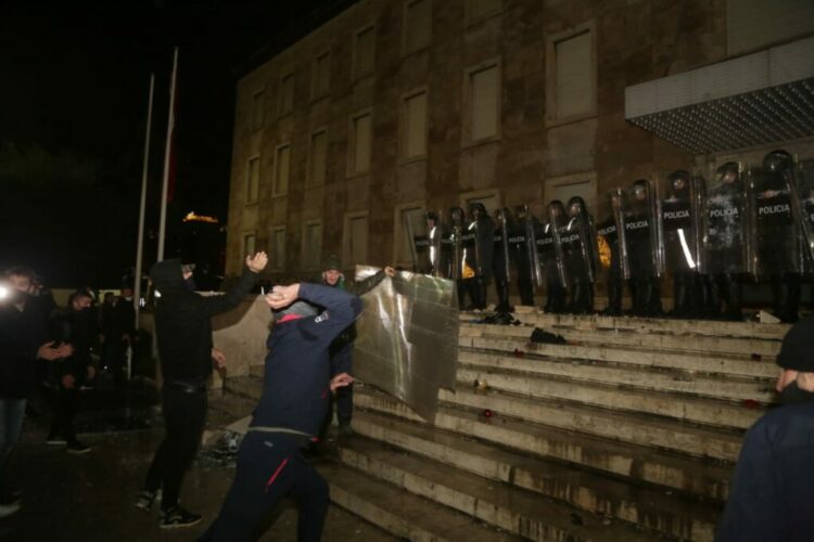 Nga protesta e djeshme