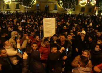 Nga protesta për Klodian Rashën