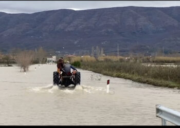 Shi dhe përmbytje! Situatë e rëndë në Lezhë, evakuohen 27 familje, rrezik nga rritja e nivelit të ujit