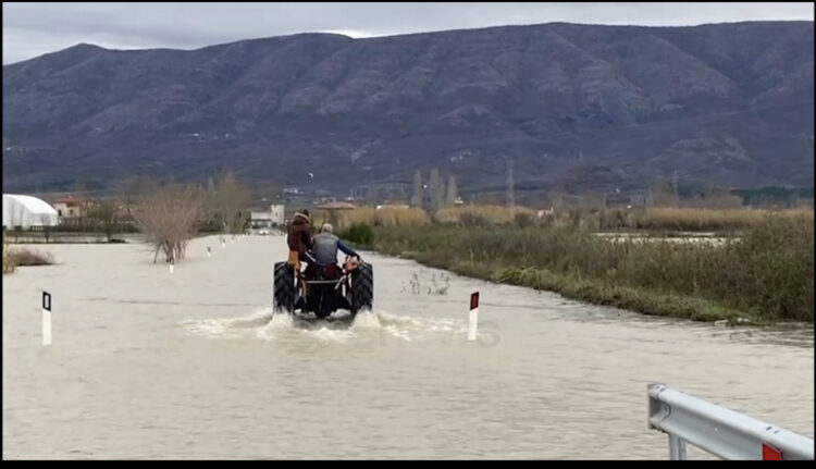 Shi dhe përmbytje! Situatë e rëndë në Lezhë, evakuohen 27 familje, rrezik nga rritja e nivelit të ujit