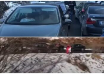 Turistët kalojnë ditët e para të vitit në Dardhë, automjetet bllokohen në trafik