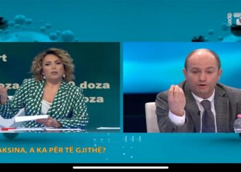 DEBAT NË STUDIO/Vasili përplaset me Kojën për vaksinat, ish-ministri nuk ka asnjë shifër, gazetarja e përball me tabelën: I di të gjitha, e doja nga ju