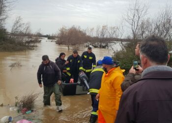 Ishte bllokuar në grykëderdhjen e lumit Mat si pasojë e përmbytjeve, shpëtohet një person në Tale të Lezhës