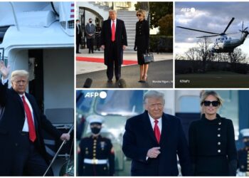 Trump lë Shtëpinë e Bardhë, me Melaninë prej dore nisen me helikopter drejt Floridas