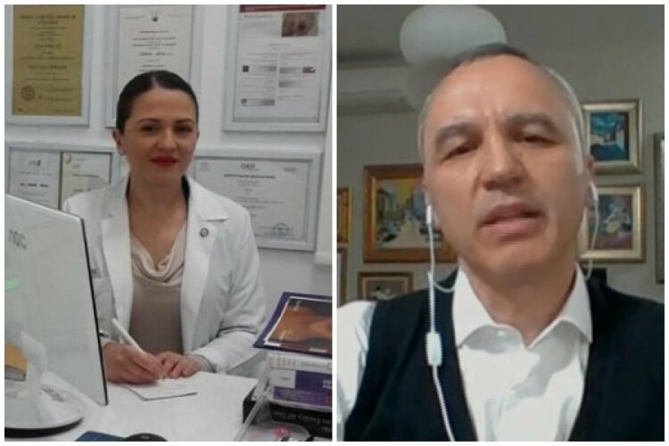 Mjeku Arjan Harxhi dhe bashkëshortja, Erjona Shehu