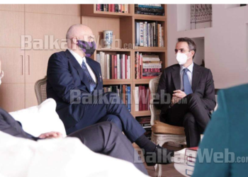Vizita në Greqi/ Rama pritet nga kryeministri Mitsotakis, ja pamjet e takimit (Foto)