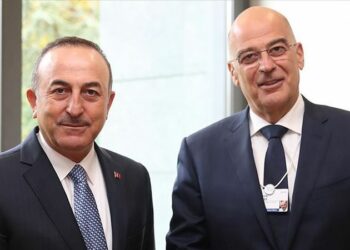 Mevlut Cavusoglu dhe Nikos Dendias