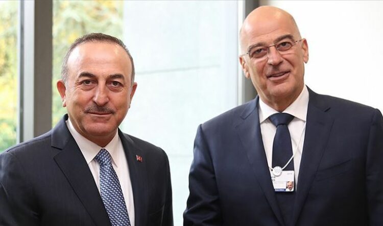 Mevlut Cavusoglu dhe Nikos Dendias