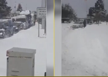 Rrëshqet kamioni dhe autobusi në Qafë Thanë, dhjetëra kilometra radhë në doganë