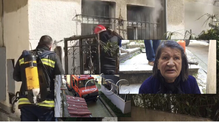 Harroi çarçafin mbi ngrohësen me gaz, i digjet shtëpia gruas në Gjirokastër