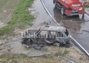 FOTO/ Gjendet automatiku brenda ‘Range Rover-it’ të djegur, dyshohet të jetë arma që u qëllua ndaj Shkëlzen Kastratit