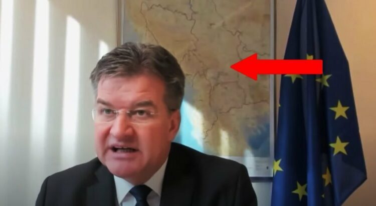 Lajçak flet për hartën në zyrën e tij dhe kufirin mes Kosovës dhe Serbisë