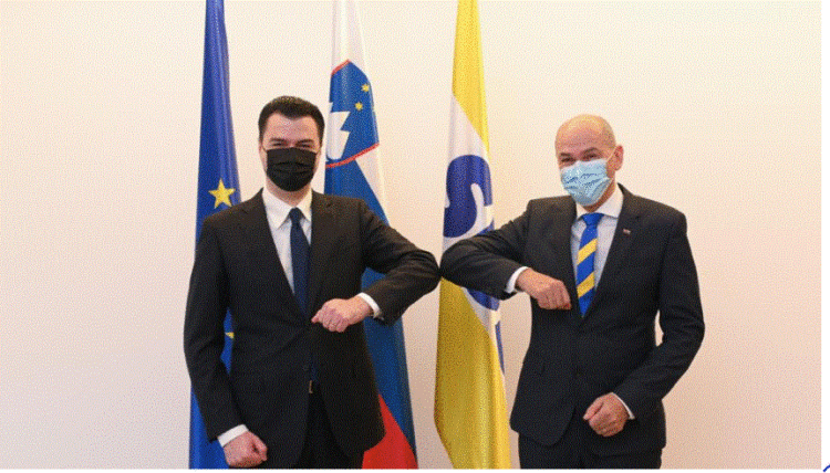 Basha nga Sllovenia: Mora mbështetjen për të nisur bisedimet e anëtarësimit në BE brenda vitit