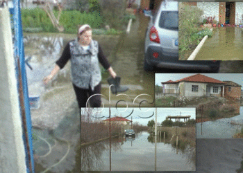 Përmbytet Vlora, banorët e Nartës ‘ndalojnë’ vërshimin e ujit me batanije