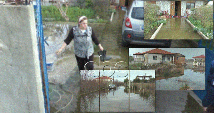 Përmbytet Vlora, banorët e Nartës ‘ndalojnë’ vërshimin e ujit me batanije