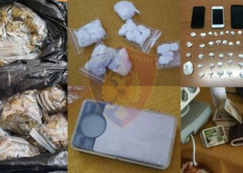 Sekuestrohen 3 kg kanabis dhe doza kokaine, në pranga 3 persona