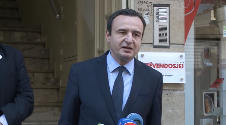 Albin Kurti në Tiranë