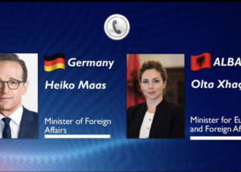 Olta Xhaçka bisedë telefonike me homologun gjerman, Heiko Maas: Reforma në drejtësi e pandalshme