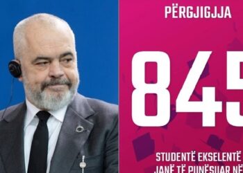 ‘100 ditë, 100 arritje’, Rama: Është koha për ekselentët! 845 studentë janë punësuar në administratën publike