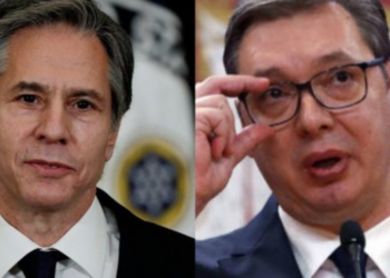 Sekretari amerikan i Shtetit i shkruan Vuçiçit, i kërkon njohje reciproke me Kosovën