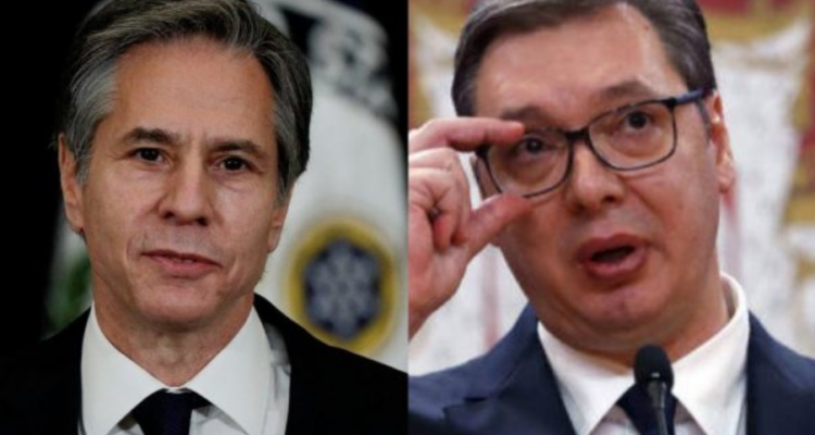 Sekretari amerikan i Shtetit i shkruan Vuçiçit, i kërkon njohje reciproke me Kosovën