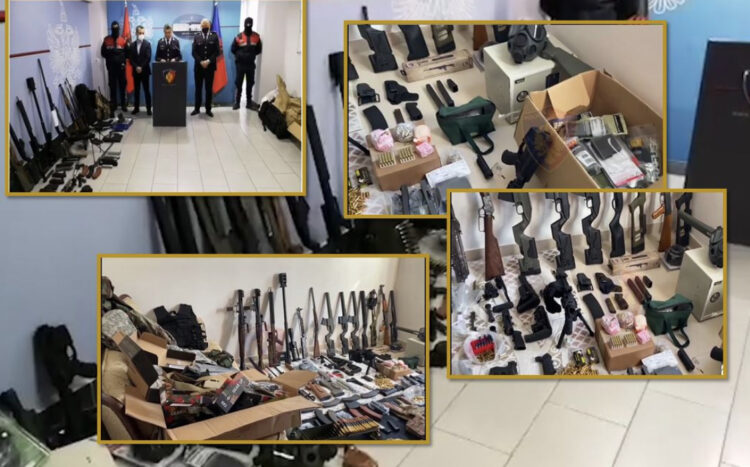RENEA zbulon 18 baza armatimi në Tiranë, 5 të arrestuar, zbardhen 3 ngjarje kriminale me armë e tritol