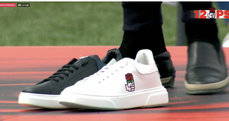 “Për të vrapuar duhen dy këmbët”, Rama tregon atletet me logon e PS dhe sulmon opozitën