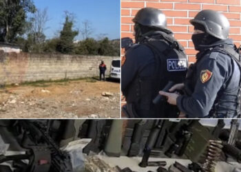 Arsenali i armëve të sekuestruara nga RENEA në Tiranë, burg për 9 të arrestuarit